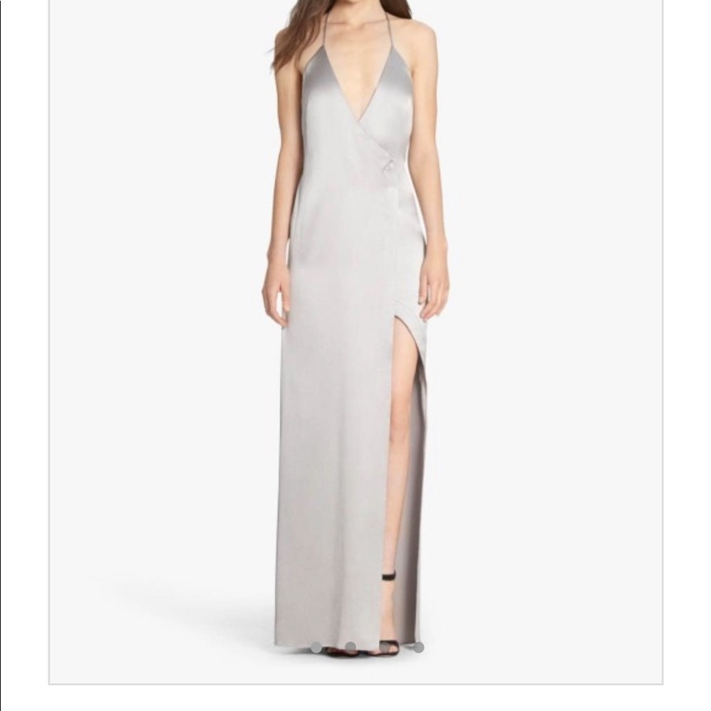 Halston Heritage Silk Like Evening Dress